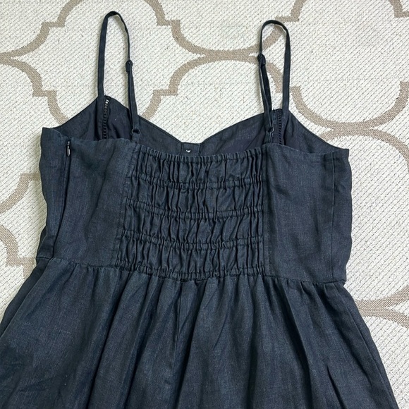 Madewell Black Sleeveless Wide-Leg Jumpsuit in 100% Linen, size 12 - Picture 15 of 16